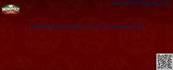 Transmissão do estúdio ao vivo no monopoly live