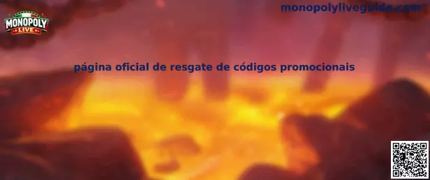 Página oficial de resgate de códigos promocionais